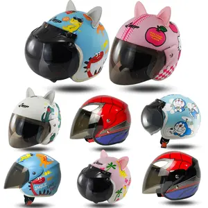 Helm Anak Karakter Kartun Motif Lucu Dino SNI