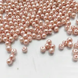 mutiara sintetis/mutiara berat/mutiara warna dove/uk 4mm/per 10 gram