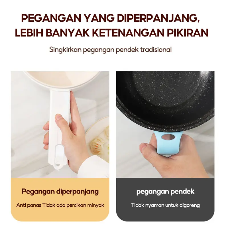 HAN RIVER panci listrik 1.5L Kompor listrik pintar Pelajar/Asrama 3
