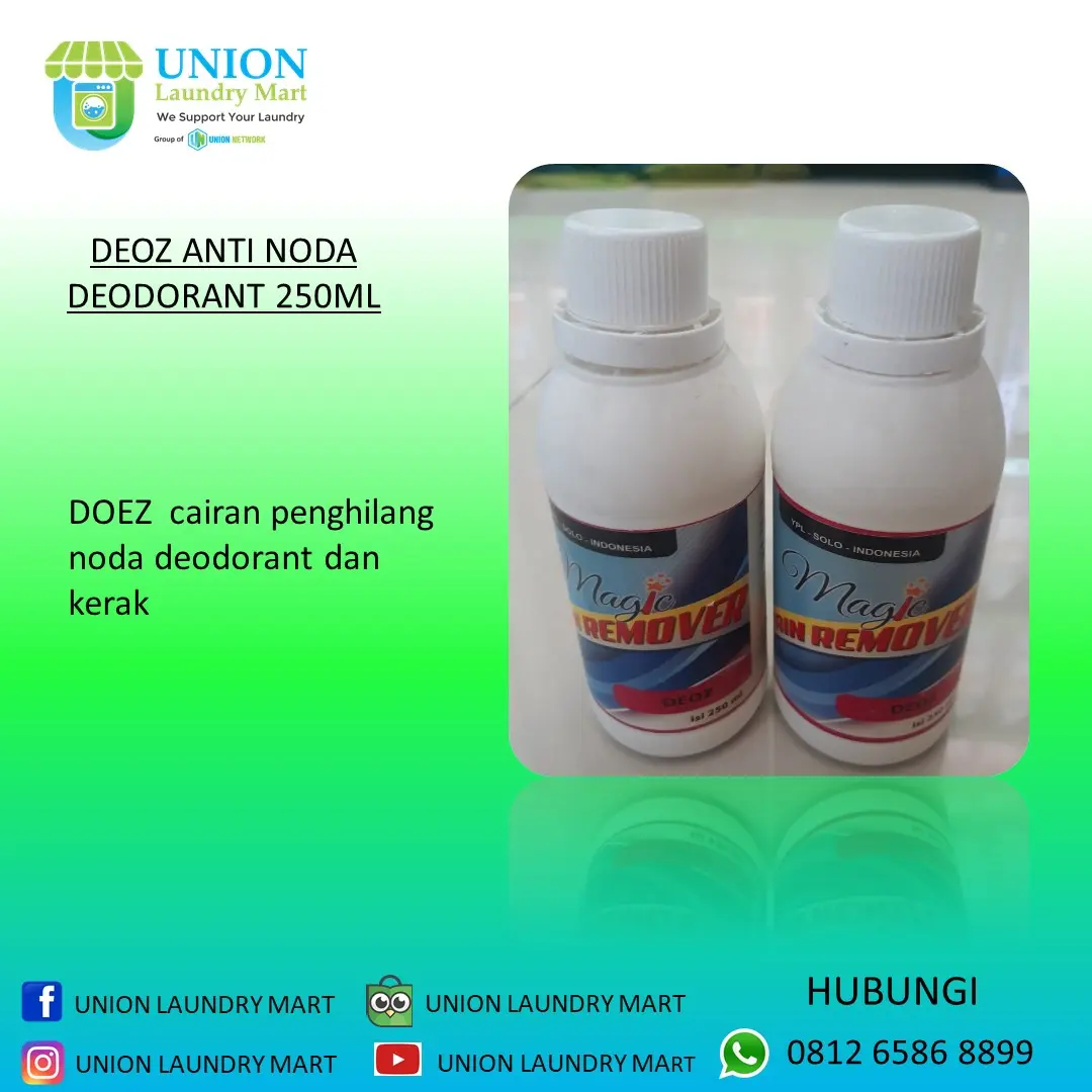 DEOZ penghilang noda deodorant dan kerak 250ml