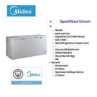 Gambar CHEST FREEZER MIDEA 600 LITER MDRC698FZG01 dari Semeru Elektronik Solo Kota Surakarta 3 Tokopedia