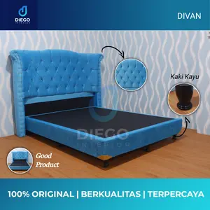Divan dipan sandaran jaguar tempat tidur untuk kasur dan springbed 200