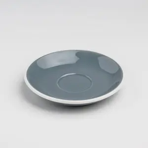 Brew Coffee Cup Saucer M (Grey) / Alas Cangkir / Gelas / Cafe