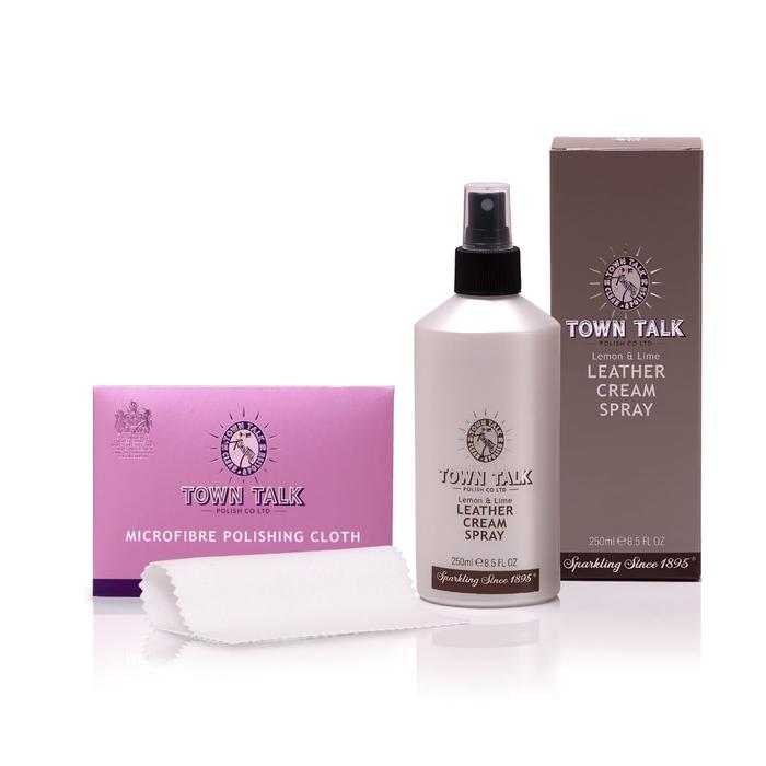 Gambar Town Talk Polish - Leather Cream Spray + Jewellery Microfiber Cloth dari Towntalkpolish Indonesia Kab. Tangerang Tokopedia