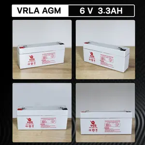 Baterai VRLA AGM Voz 6V 3.3AH Baterai Timbangan