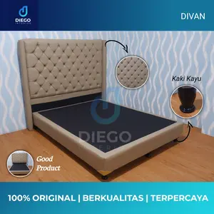 Divan dipan sandaran royal tempat tidur untuk kasur dan matras 120x200