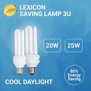 Bohlam Lampu 3U PLC Lexicon Hemat Energi Cool Daylight Putih