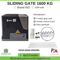 Gambar SLIDING GATE ISG 1600 KG MESIN PINTU PAGAR OTOMATIS BUKA TUTUP dari Putra safety mandiri 2 Kota Administrasi Jakarta Utara 1 Tokopedia
