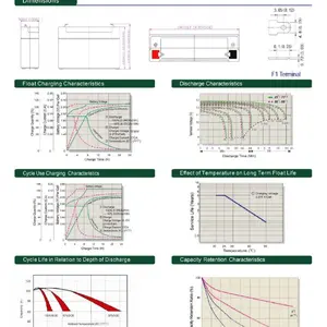 Baterai VRLA AGM Voz 6V 3.3AH Baterai Timbangan