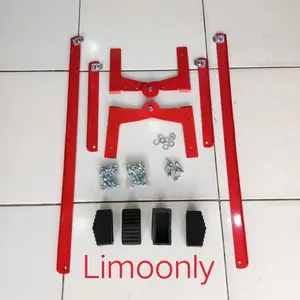 Engsel Tangga Lipat Baja Ringan/ Plat Tangga / Breaket 8 Paket komplit