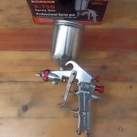 Gambar Spraygun F75G cat semprot kompresor spray gun 400ml TABUNG ATAS dari Smart Teknik Kab. Tangerang 5 Tokopedia
