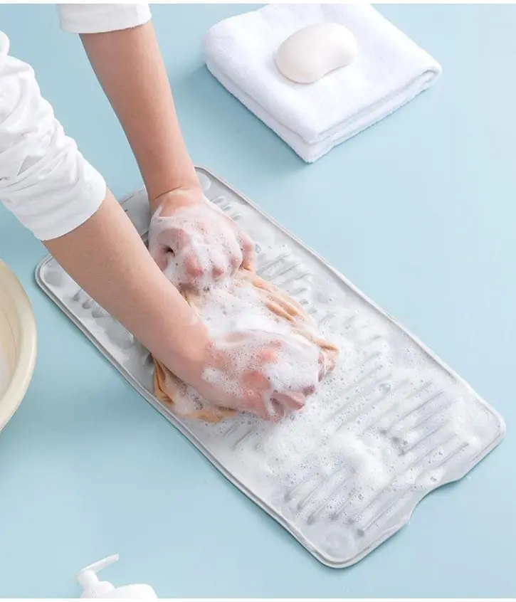 YH PAPAN CUCI BAJU LIPAT MINI PORTABLE BAHAN SILIKON ANTI SLIP SUCTION
