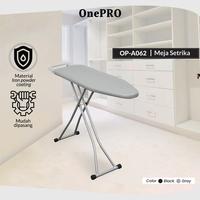 Gambar Meja Setrika Lipat Baju Onepro OP-A062 / Alas Gosok Duduk Berdiri - Hitam dari Liveo Household Kota Administrasi Jakarta Utara 2 Tokopedia
