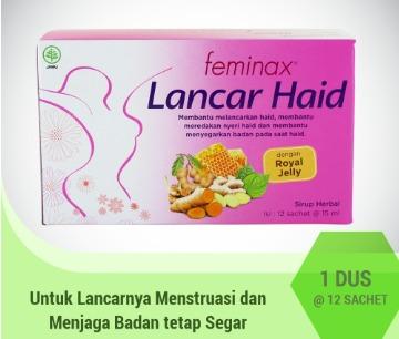 Feminax Lancar Haid 12 Sachet