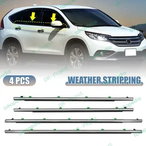 Pelipit Kaca Pintu Luar Lis Karet Crome Honda CRV 2007-2017 SWA T0A