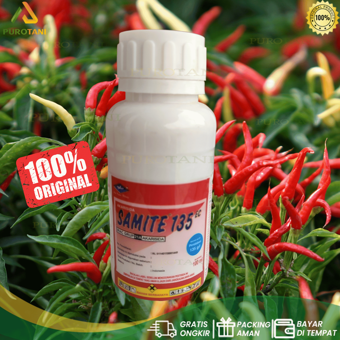 Gambar insektisida samite 135 ec akarisida samite 100 ml cap kapal terbang dari PUROTANI.ID Kab. Purworejo Tokopedia