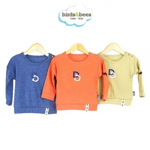 Birds and Bees Dude Di Dam Oversized Sweatshirt Twotone