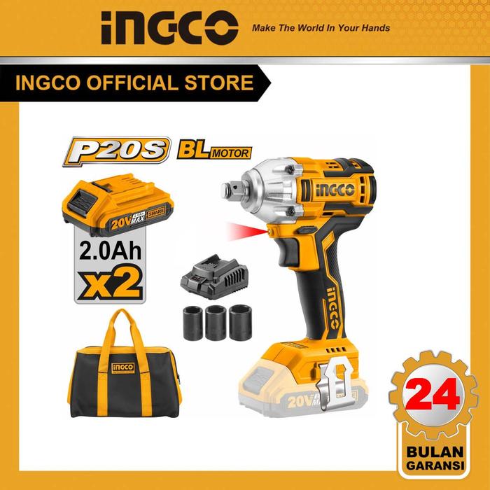 Gambar MESIN BOR OBENG BUKA BAUT BATERAI / CORDLESS 20V INGCO CIWLI2001 dari INGCO INDONESIA Kota Administrasi Jakarta Pusat Tokopedia