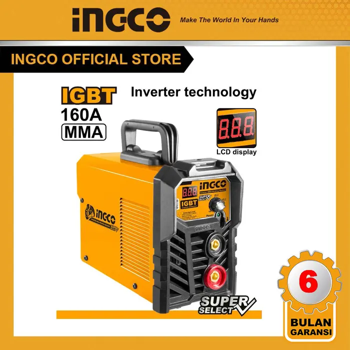 Gambar Mesin Las Listrik MMA Welding Inverter 130A INGCO ING-MMA1302 dari INGCO INDONESIA Kota Administrasi Jakarta Pusat 4 Tokopedia