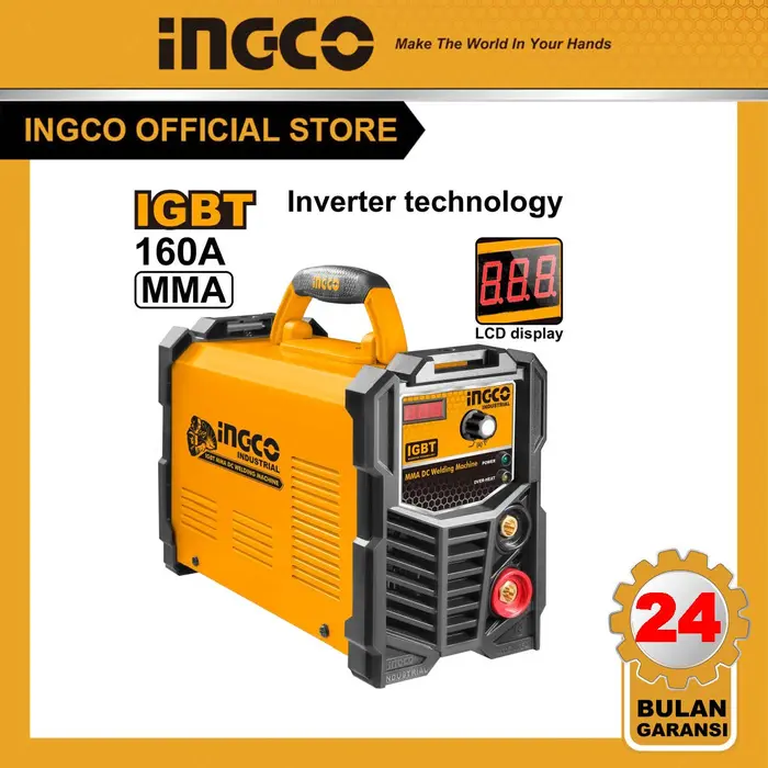 Gambar Mesin Las Listrik MMA Welding Inverter 130A INGCO ING-MMA1302 dari INGCO INDONESIA Kota Administrasi Jakarta Pusat 5 Tokopedia