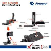 Gambar Fotopro X-ROTATOR 75 Camera Collar Rotating Plate dari Fotopro Official Store Kota Administrasi Jakarta Barat 4 Tokopedia