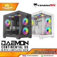 Gambar CASING VENOMRX DAEMON CONTINENTAL S5 - Mid Tower mATX Tempered Case dari Techno Computer Bali Kota Denpasar 1 Tokopedia