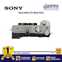 Gambar Sony Alpha A7C Sony A7C Sony A 7C Sony A7 C Body Only GARANSI RESMI - Silver+50mmf25G dari Sentra Digital Kota Surabaya 3 Tokopedia