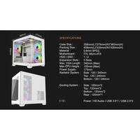 Gambar CASING VENOMRX DAEMON CONTINENTAL S5 - Mid Tower mATX Tempered Case dari Techno Computer Bali Kota Denpasar 5 Tokopedia