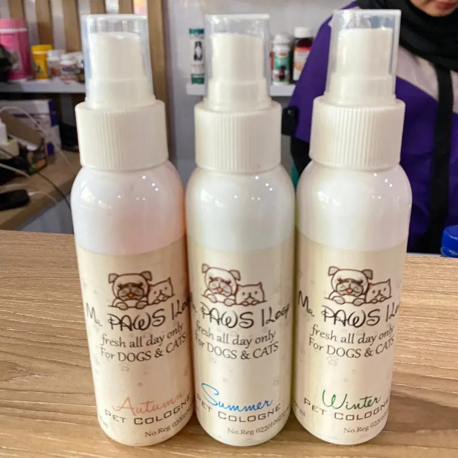 parfum anjing kucing mr paws 100ml - 1dus(48pcs)