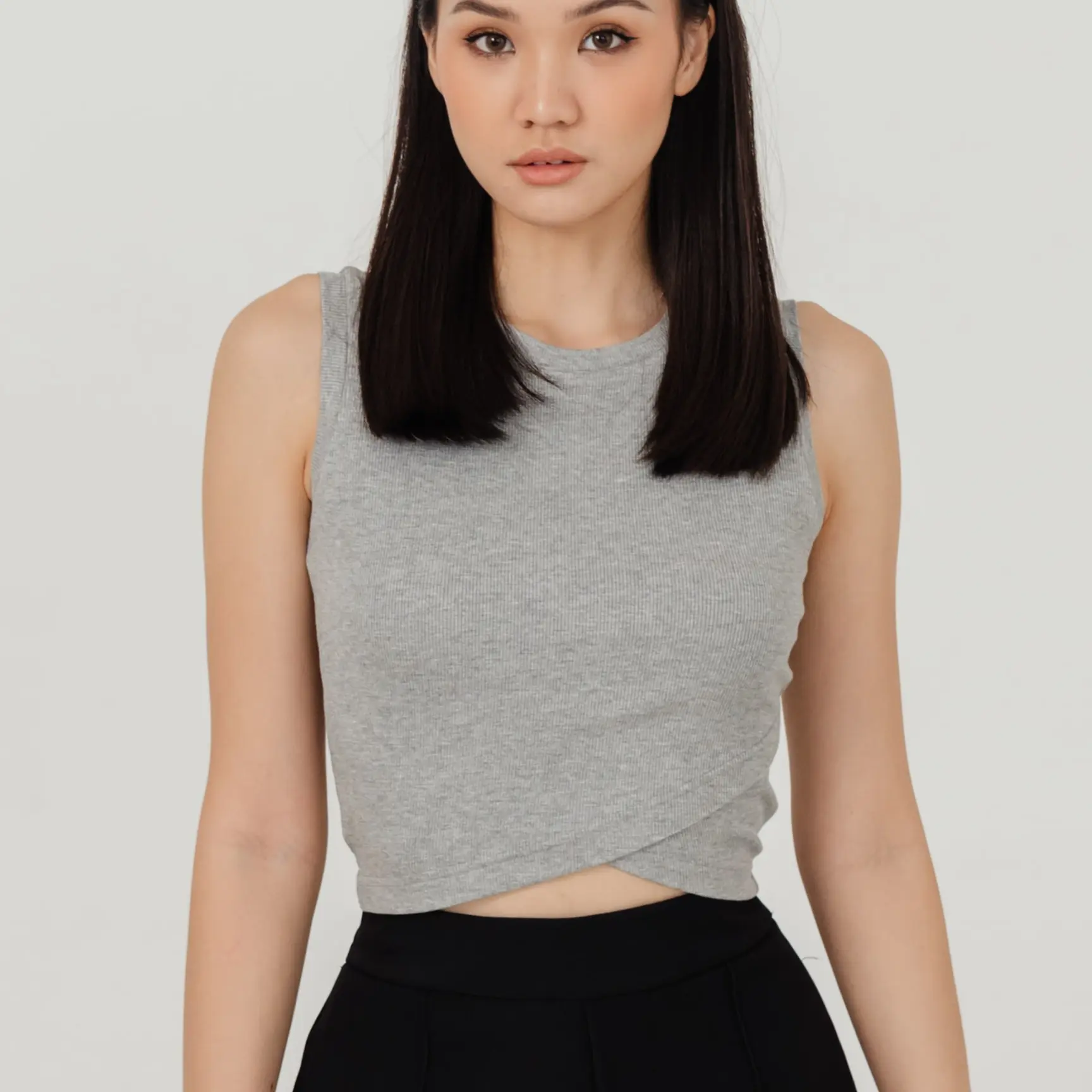 ALYA TANK TOP / TANK TOP KNIT / SEMI CROP TANK TOP / ATASAN WANITA