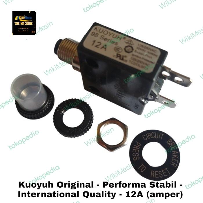 Gambar Overload Thermal Circuit Breaker Kuoyuh 12 Amper 98 Series 12A dari Overload Wikimesin Kab. Tangerang Tokopedia