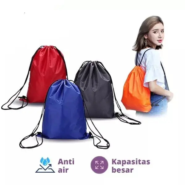 tas serut anti air, tas sekolah, tas olah raga, tas putsal,