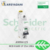 Gambar SCHNEIDER - A9F84125 - miniature circuit breaker 1P 25A MCB  IC60H 1P 25A - 1pcs dari arsyadani.id Kota Administrasi Jakarta Pusat 1 Tokopedia