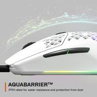 Gambar MOUSE GAMING STEELSERIES AEROX 3 Snow 2022 Edition - Gaming Mouse dari Techno Computer Bali Kota Denpasar 5 Tokopedia