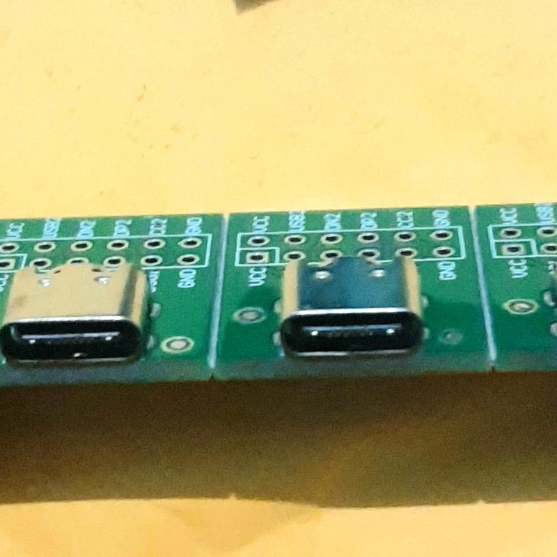 PCB type C to Dip | soket TYPE C TO PCB 12 pin 4