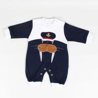 Gambar BANANA Jumper Bayi Laki-Laki Bordir Captain Walrus - Putih, M dari BANANA Official Store Kota Administrasi Jakarta Timur 2 Tokopedia