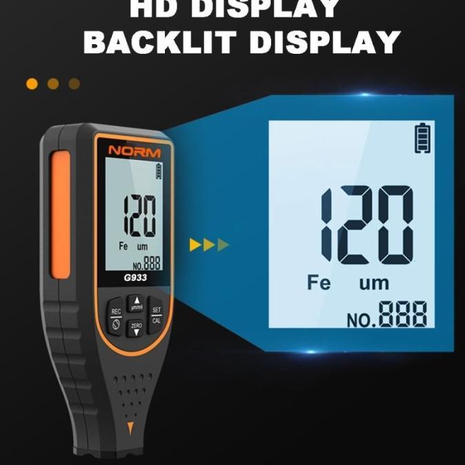 Jual Digital Coating Thickness Gauge Paint Alat Ukur Ketebalan Cat Norm ...