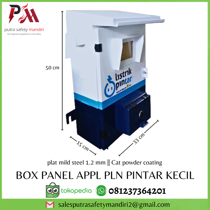 Gambar BOX PANEL APPL PLN PINTAR KECIL 50 x 33 x 15 CM KOTAK LISTRIK OUTDOOR dari Putra safety mandiri 2 Kota Administrasi Jakarta Utara Tokopedia