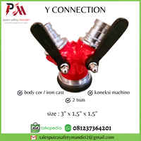 Gambar ALAT CABANG SELANG FIRE HYDRANT Y CONNECTION MACHINO 2,5"x 1,5" x1,5" dari Putra safety mandiri 2 Kota Administrasi Jakarta Utara 2 Tokopedia