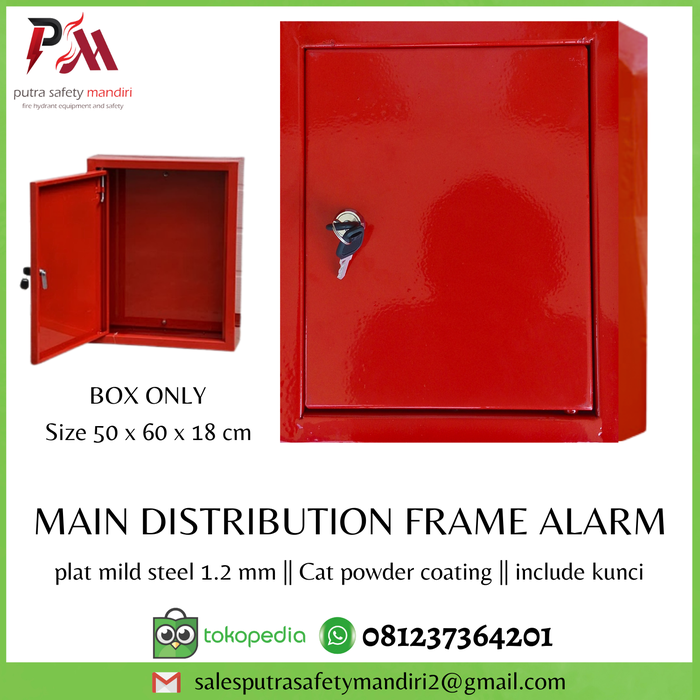 Gambar BOX MAIN DISTRIBUTION FRAME ALARM TERMINAL JUNCTION 50 x 60 x 18 CM dari Putra safety mandiri 2 Kota Administrasi Jakarta Utara Tokopedia