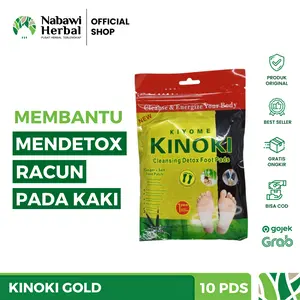 KIYOME - Kinoki Gold Emas Koyo Kaki Isi 10 Sachet - by nabawiherbal