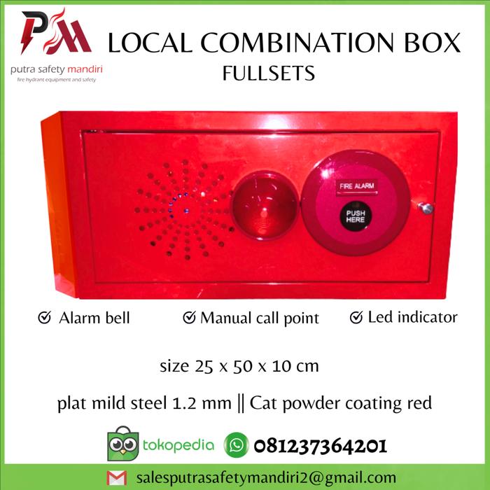 Gambar FULLSETS LOCAL COMBINATION BOX SYSTEM FIRE ALARM LCB PLAT MILD 1.2 MM dari Putra safety mandiri 2 Kota Administrasi Jakarta Utara Tokopedia