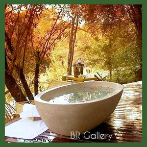 Promo Bathtub Elip Handmade Terazzo handmade