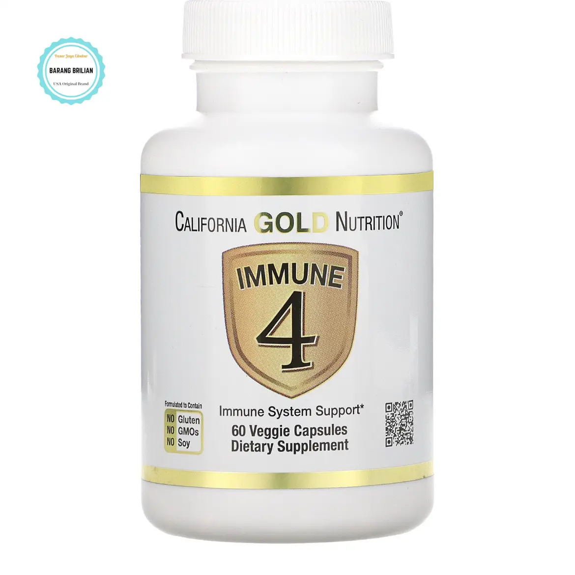 California gold nutrition vitamin immune 4 system support 60 veg caps