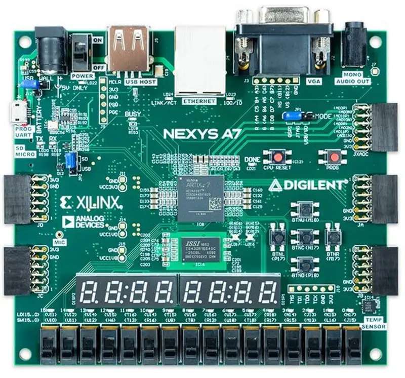 Digilent Nexys A7 Xilinx Artix-7 FPGA Development Board 1