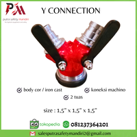 Gambar Y CONNECTION HYDRANT 1.5"x1.5"x1.5" SAMBUNGAN CABANG SELANG PEMADAM dari Putra safety mandiri 2 Kota Administrasi Jakarta Utara 1 Tokopedia