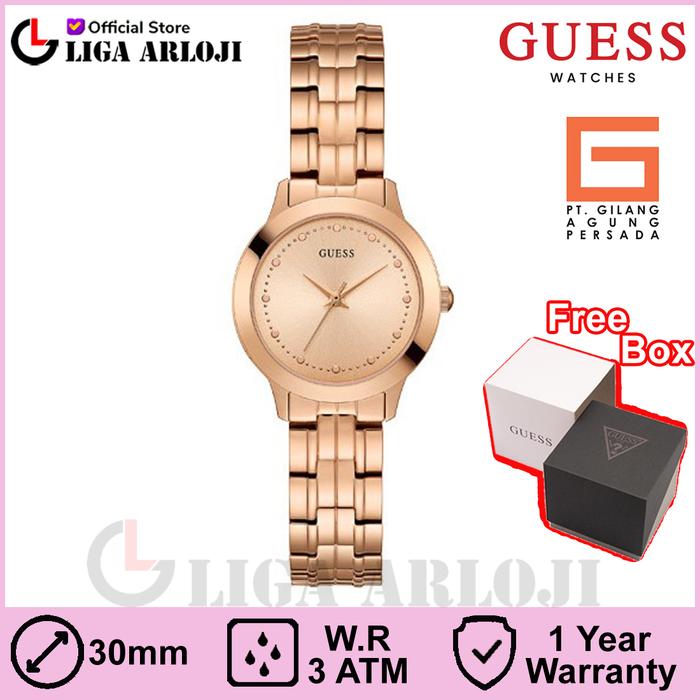 Gambar GUESS W0989L3 Original Jam Tangan Wanita Analog Rose Gold Stainless dari Liga.Arloji Kota Administrasi Jakarta Pusat Tokopedia