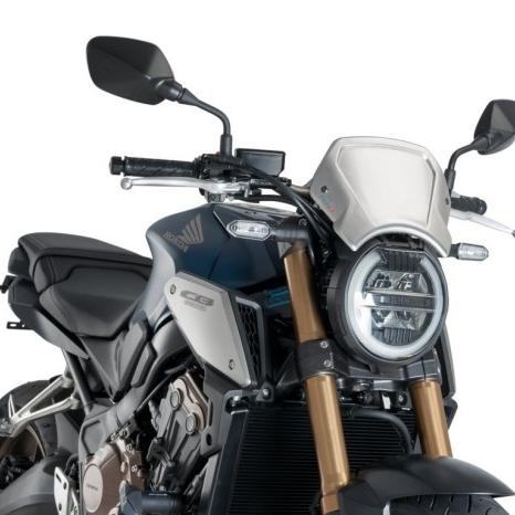 Gambar PUIG Windshield Honda CB650R Neo Sports Cafe Black Original CB650R Neo dari PlaceForShop Kota Administrasi Jakarta Utara Tokopedia
