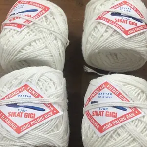 Benang Tali Kasur Tjap Sikat Gigi | Warna Putih | Kuat & Tebal