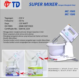 Mixer Set Multi Guna / Mixer Com Low Watt
